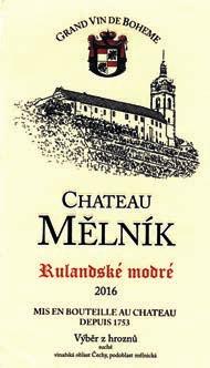5 Rulandské modré 2016 jakostní víno s přívlastkem výběr z hroznů červené, suché Královská odrůda pěstovaná na zámecké vinici Ludmila zrodila elegantní víno s vpravdě aristokratickým výrazem.