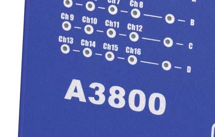 Kompaktní rozměry jednotky A3800 umožňují její umístění přímo na DIN lištu v rozváděči.
