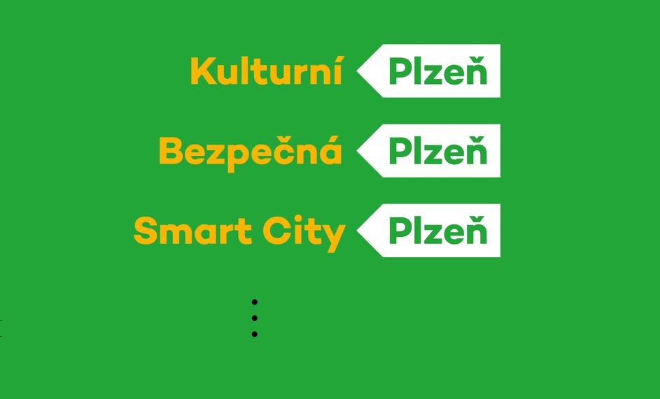 Pro barevné varianty negativní značky jsou zásadní základní barvy dominantní žlutá nebo zelená podkladová plocha.