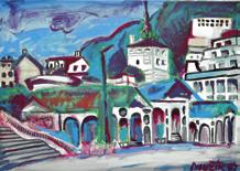 Olej na plátně, 50 x 70 cm, signováno, datováno 2007, bez ozdobného rámu. 1.