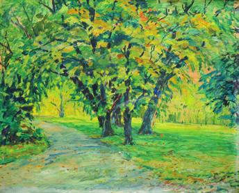 Olej na lepence, 72 x 88,5 cm, signováno, na zadní straně autorsky popsáno s datací