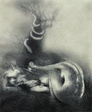 168) klouček Jan (1914-2003): Cesta v lese.