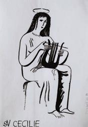 350 Kč 178) DEMEL Karel (*1942): Dvě postavy.