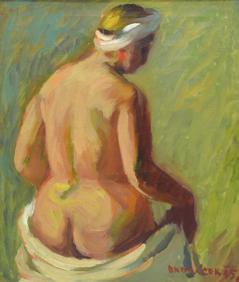 Barevná litografie, 32 x 50 cm, nesignováno, opus 1042, /1975/, list uprostřed přeložen, nerámováno.