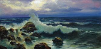 Olej na plátně, 50 x 70 cm, signováno Vác. Hlavsa, 30.léta 20.stol.