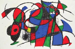 301 302 303 309 308 306 305 307 301) miró Joan (1893-1983): Abstraktní kompozice III.