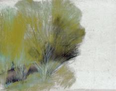 Pastel na šedém papíře, 48 x 60 cm, signováno tužkou, datováno 1969, pasparta,