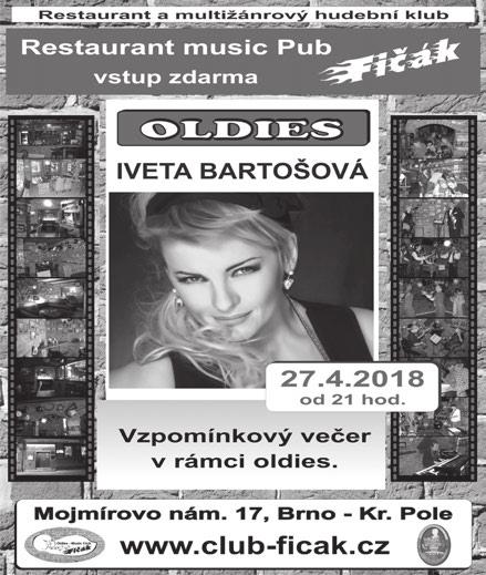 Má za sebou už dlouhý kus cesty a doufejme, že ještě delší kus před sebou. Věnováno nejen dámám, které čtou StaroBrněnské noviny. Příště 2. 4. 2018 - hned po aprílu! Kdy příště 7.