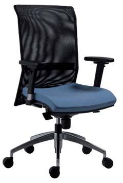 kancelářské židle 17 Kancelářská židle Halia Mesh kancelářská židle s podhlavníkem, synchronní mechanismus se 4 polohami blokace, nastavení výšky sedáku, studená pěna uvnitř sedáku, výškově