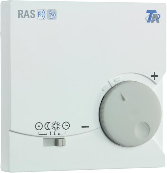 se zachycením teploty RAS-F/F = Bezdrátový pokojový senzor se zachycením teploty a vlhkosti