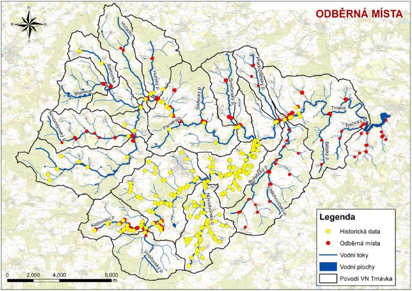 1.3 Cíle etapy Cílem etapy je navrhnout na modelových datech variantní způsoby hospodaření na zemědělských pozemcích s následnou modelací koncentrací N a P ve vodních tocích s cílem navržení