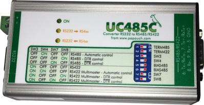 Napájení převodníku je realizováno externím napájecím zdrojem. HtMonit Ethernet linka EIA485 Zařízení (přístroje) jsou připojeny k převodníku ze strany linky EIA485.
