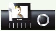 SP478000 W DIVA MONITOR BLACK Farebný LCD monitor 3,5 s vysokým rozlíšením Vyrobený z hliníka ABS Nastavenie hlasitosti hovoru a zvonenia Nastavenie parametrov obrazu