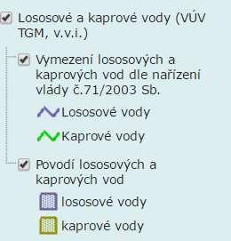 vodní tok spadající do