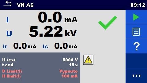 10 Prověří se značení a informace na rozvaděči. Zkontrolují se elektrické funkce rozváděče. 3.