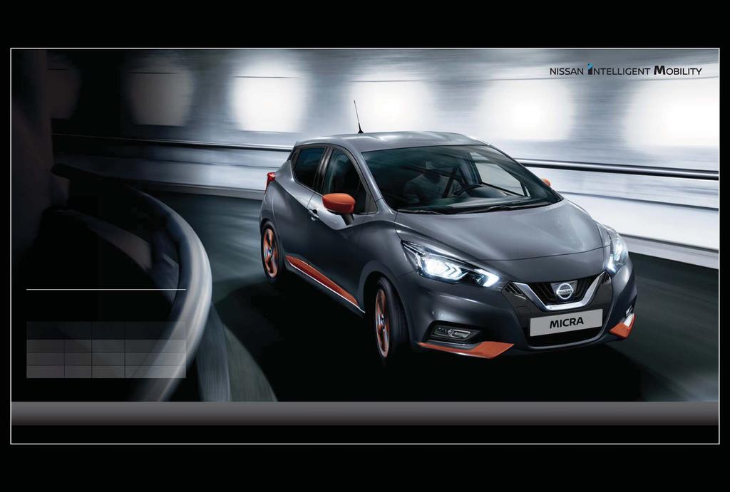 NISSAN INTELLIGENT POWER CHYŤ MĚ, KDYŽ TO DOKÁŽEŠ Šlápněte na to a užijte si vše, co NOVÁ MICRA přináší, ať už jde o nejlepší aerodynamiku v dané třídě nebo o úsporné a živé maloobjemové motory.