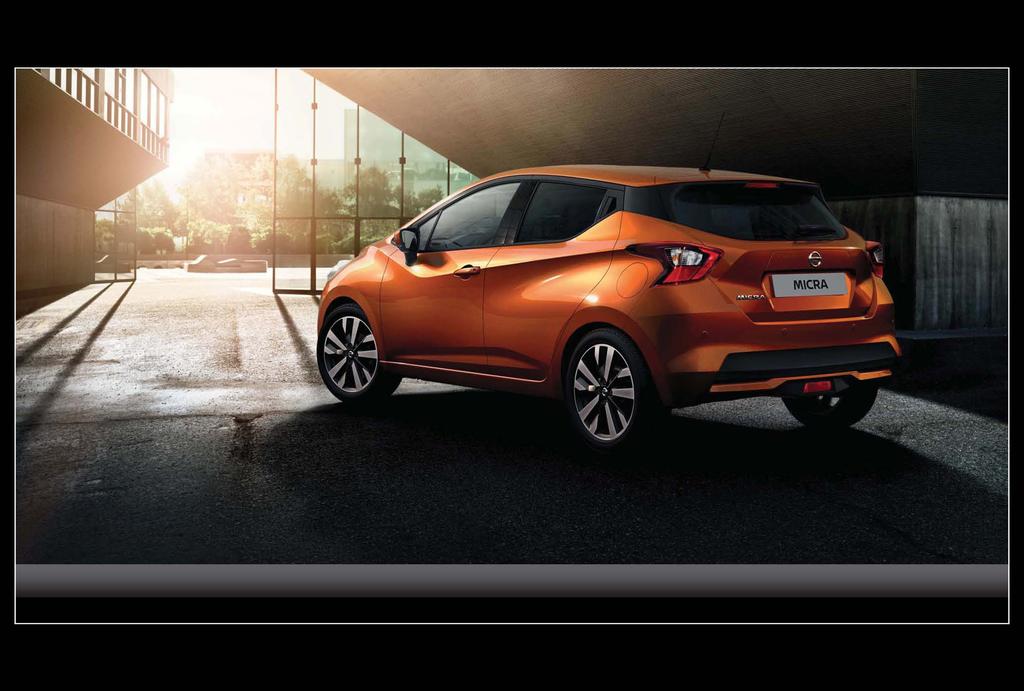 PŘEVYŠUJE OČEKÁVÁNÍ, Pátá generace Nissanu MICRA je naprosto nepřehlédnutelná. Svým designem, výkonem i úrovní pohodlí, posouvá laťku v segmentu malých vozů.