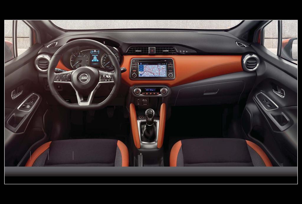 PROSTOR, KDE MŮŽETE VOLNĚ DÝCHAT Interiér NOVÉHO NISSANU MICRA je koncipován tak, abyste si vychutnali opravdu každou cestu.