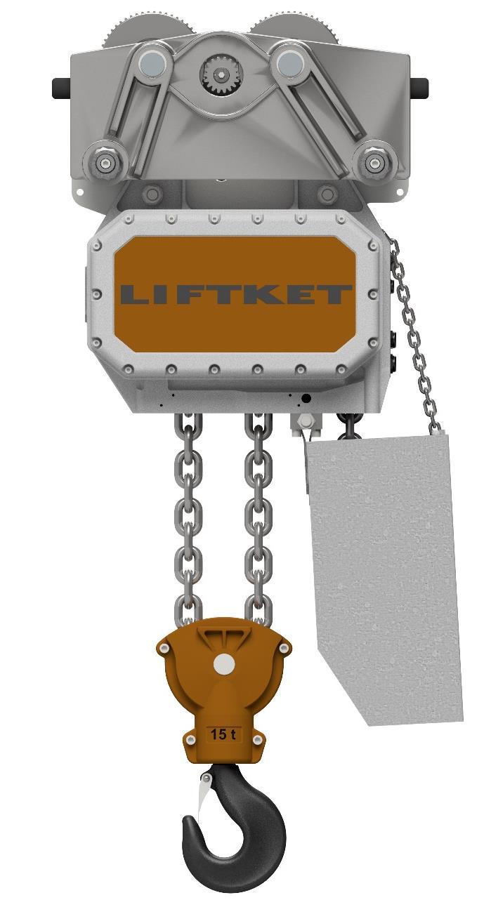Provozní návod LIFTKET B13 / LIFTKET B15 Elektrické řetězové kladkostroje Nepracujte prosím s elektrickým řetězovým kladkostrojem, dokud se