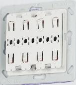 Bezdrátové ovládání - nástěnná RF tlačítka 55 x 55 mm EATON RF Nástěnná tlačítka pro jiné výrobce - 55 x 55 mm Rozměr: 55 x 55 mm Použití: Univerzální RF tlačítka EATON je možné použít pro rámečky