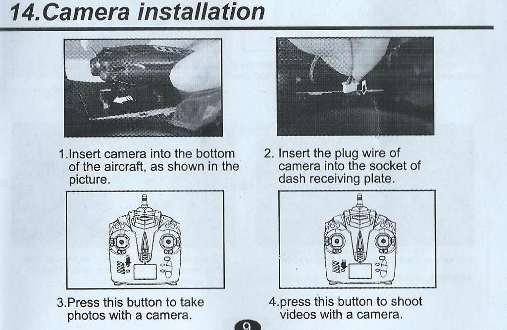 Montáž kamery 1. Upevněte kameru do montáţního otvoru, jak je znázorněno na obrázku 2.