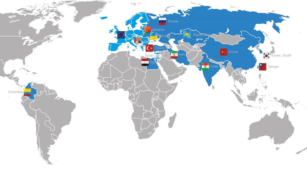 MEZINÁRODNÍ PŮSOBNOST SZU INTERNATIONAL Korea, Taiwan, Čína, Izrael, Kolumbie, Německo, Srbsko,