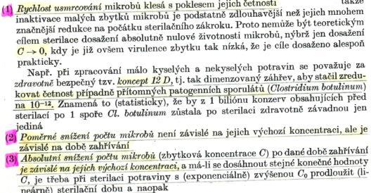 buňka (spóra) v konzervě 0, = 0 - buňka (spóra) v 0 konzervách 0,0 = 0-2 buňka (spóra) v 00 konzervách 0,00 = 0-3 buňka (spóra) v 000 konzervách 6D minut 7D