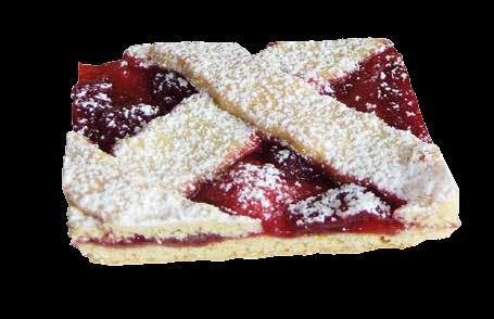 Linecký mřížkový koláč 200 g hladké mouky, 100 g másla, 150 g cukru, 80 g strouhané housky, 150 g strouhaných oříšků, 2 žloutky, 1 lžíce vína, 1 lžíce smetany, citronová kůra, marmeláda Z uvedených