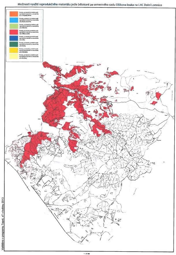 V letech 2008-2011 byly postupně selektovány všechny rodičovské stromy.