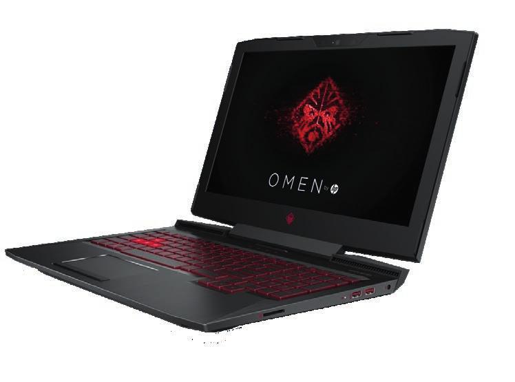 MOBILNÍ HRANÍ BEZ KOMPROMISŮ HP Omen 15-ce011nc FHD Operační systém: Windows 10 Home 64-bit Procesor: Intel Core i7-7700hq (2,8 GHz
