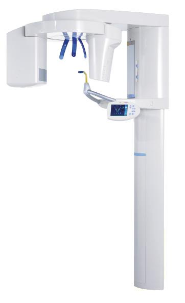 izpostavljenosti pri panorami: Quickshot 9 sekund Pozicioniranje pacienta: stoje / sede Zahtevan prostor postavitve (mm): 1411 x 1280 x 2250 Teža (kg): 110 - Enostavno delovanje in preklaplanje med