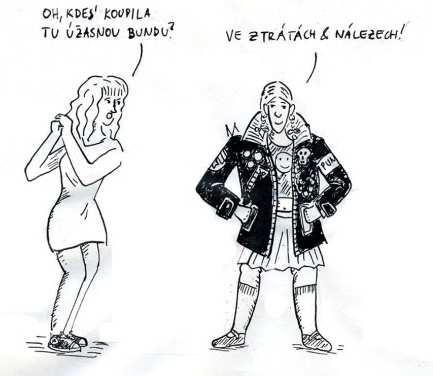 šperky apod. Pokud jste nalezli nějakou věc, která evidentně ztratila svého majitele (tedy nikoliv spolužákovu tašku vedle stolu), doneste to, prosím, na výše uvedená místa.
