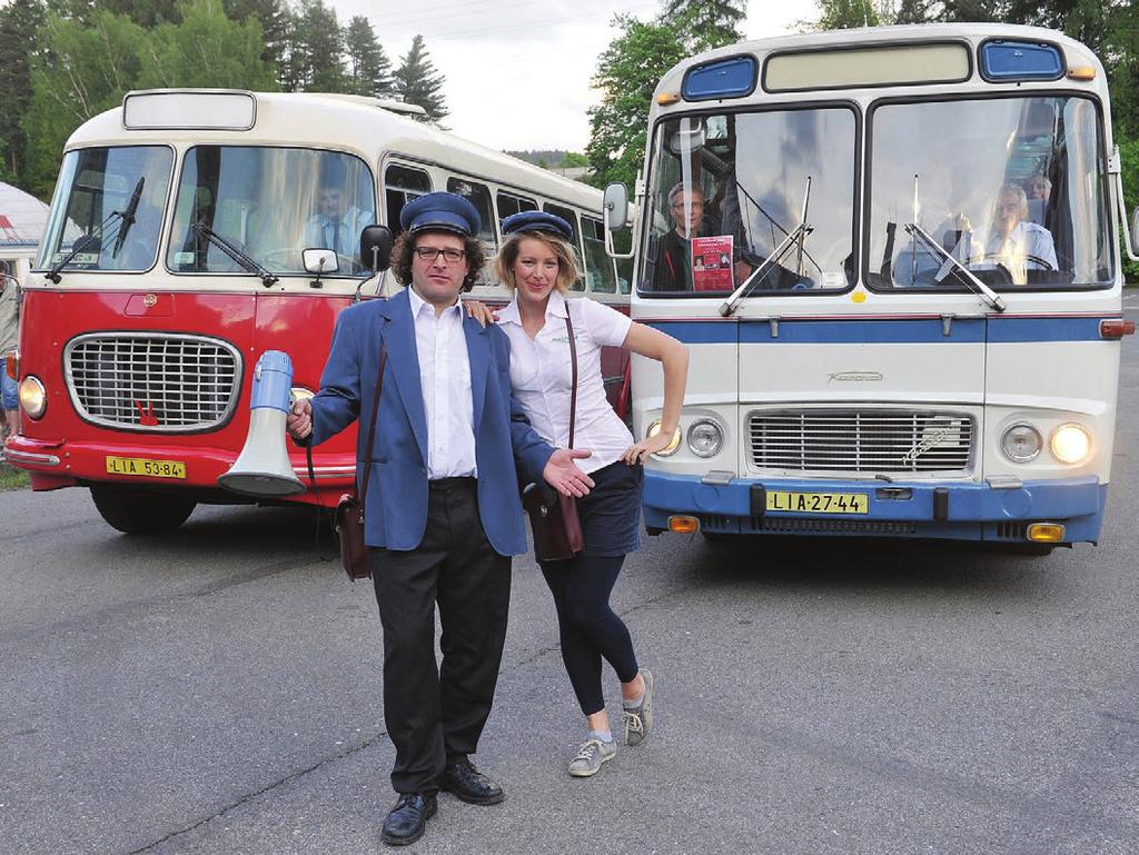 HISTORICKÉ AUTOBUSY Sběratelskými klenoty vozového parku společnosti BusLine jsou bezpochyby historické autobusy. Jde o tři autobusové veterány a jeden přívěs.