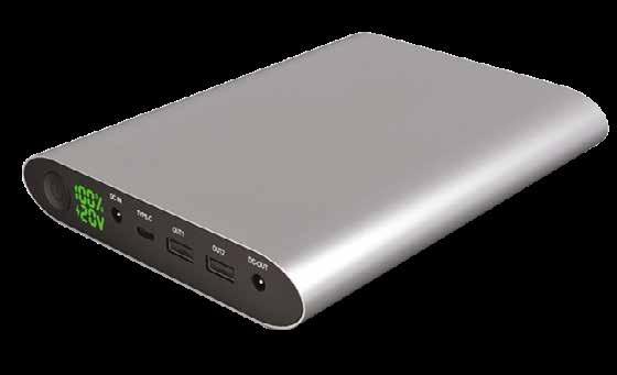 5 konektorů + speciální konektor s kabelem pro nabíjení pod vodou. Qualcomm QC 3.