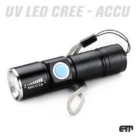 Detektor_PMD5 Kapesní UV detektor LED (CREE) - svítilna (ACCU USB) (369,05 s DPH) Kč 305,00 Kapesní UV detektor LED (CREE) - svítilna (ACCU USB) Přenosný UV detektor