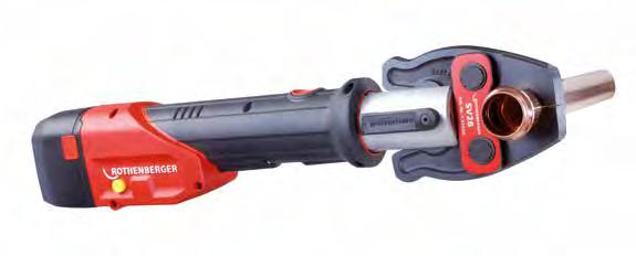 Spojování Lisovací čelisti / lisovací kroužky ROMAX Compact Set Kompaktní elektrohydraulický lisovací stroj s akumulátorovým i síťovým napájením Pro lisování fitinek do 40 mm (plasty/vícevrstvé