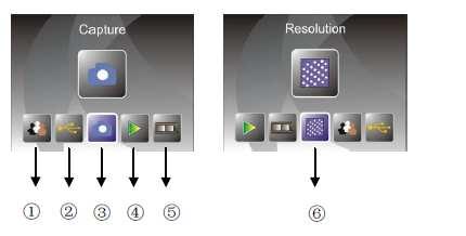 Skenování negativu: Přesuňte oba posuvné přepínače směrem doleva Vložení držáku fotografií do skeneru Hlavní nabídka Při výběru režimu pro skenování negativů se na displeji skeneru zobrazí