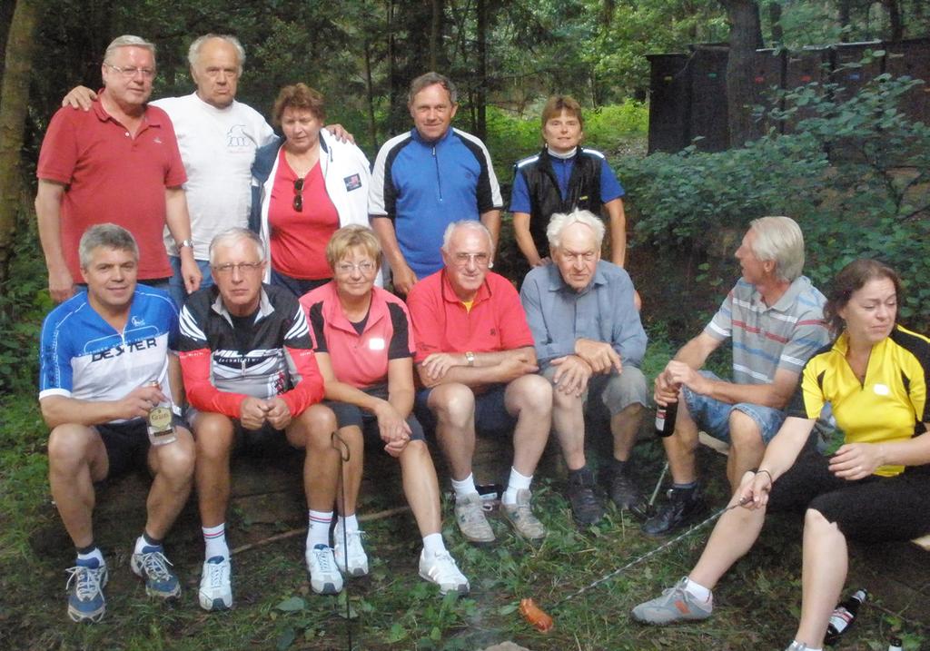 Letos nás zdravil při sletovém průvodu Komárovem a na táboře se živě zajímal o jeho chod.