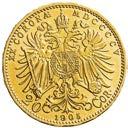 MINCE ZLATÉ 19 161. 10 koruna 1905 0/0 3 600,- 162.