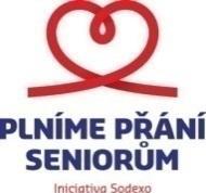 Na jaře se studénecká Charita přihlásila do projektu firmy Sodexo Plníme přání seniorům.