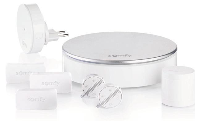 automatizované Somfy Protect Home Alarm Vlastnosti a oblast použití:
