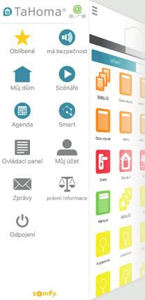 Escenarios Agenda Grupo Per habit TaHoma Smart Tablero de Instrumentos Cortina