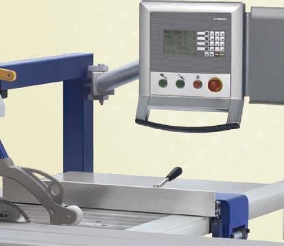 pravítko Řezná výška 133 mm, Elektromotorické úhlové nastavení 90 45, elektromotorické výškové nastavení,
