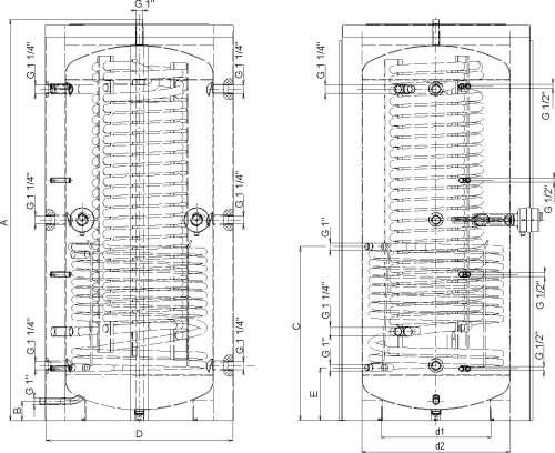 3.1 500/25V6, 750/35 V6, 1000/45 V6 TYP 500/25v6 750/35 v6 1000/45v6 A 1992 2031 2058 B 90 98 90 C 915 882 1035 D 800 950 1000 d1 440 550 600 d2 600 750 850 E 255 255 282 Tepelná izolace: NEODUL