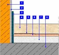 3.3 Samonivelační potěr plovoucí Potěrová deska leží na tepelně nebo zvukově izolačním materiálu od kterého je oddělena separační vrstvou. K zajištění správné funkce izolace tzn.