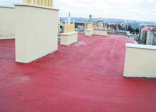 hydroizolace šikmé střechy asfaltové pásy na asfaltové pásy červenohnědý Hydroizolační stěrková hmota pro opravy a sanace plochých a šikmých střech z asfaltových pásů.