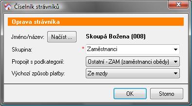 Propojený zaměstnanec je takový, který ve sloupci Osobní číslo má zobrazeno jeho osobní číslo, pod kterým je veden v modulu Zaměstnanci.