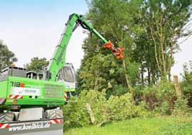 160 stupňů Vlastní hmotnost od 380 kg Požadovaný průtok oleje 40-60 l/min.