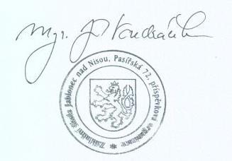 Identifikační údaje 1.