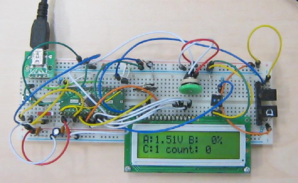 Mikrořadič STM32F042 a příklad jeho použití.